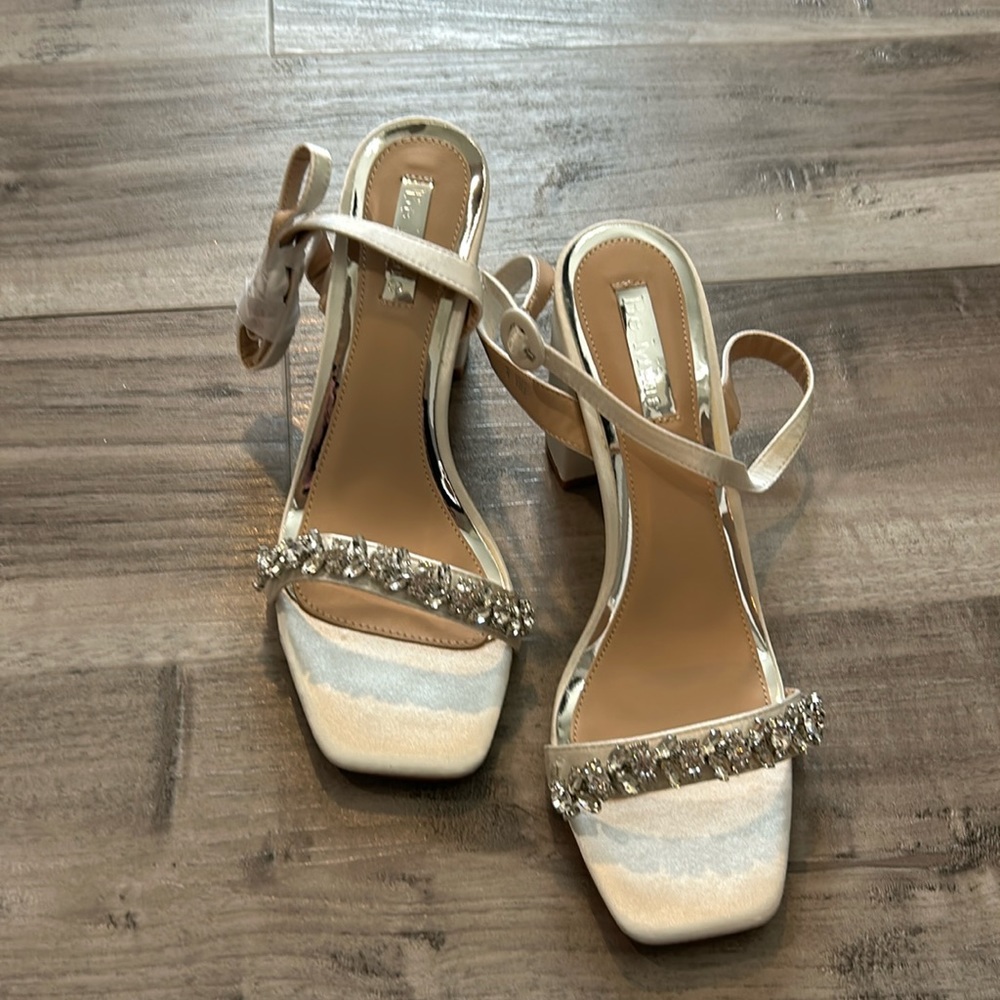 Be Mine | Ivory Satin Bridal Wide Fit Heel